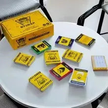 Bunker Survival Game Set with Cards Russian Rules Fun Adult Board Game for Home Party Night