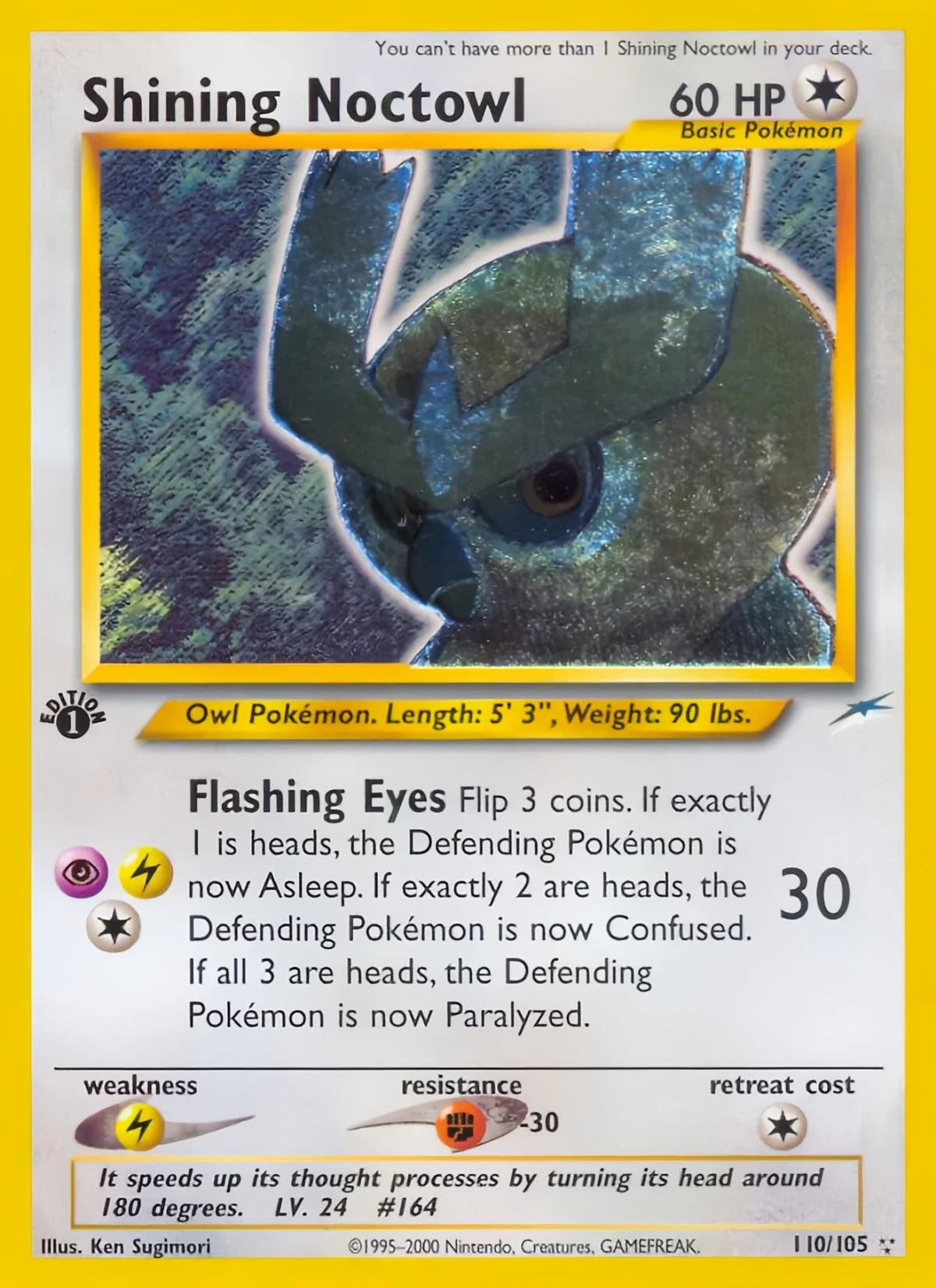 Bandai Neo Destiny Pokémon Trading Card Holo Rare Collectible Cards