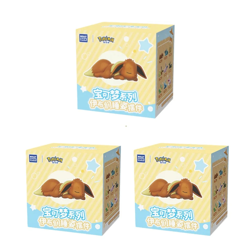 Bandai Pokemon Eevee Sleeping Position Series Blind Box Figure Model