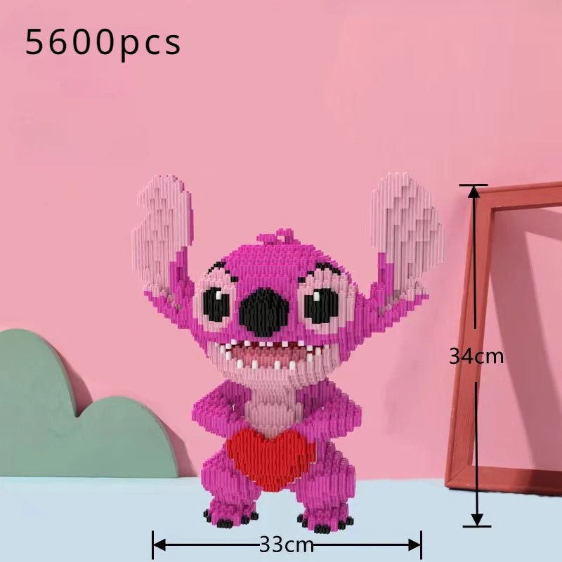 33cm Stich Plush Toy Blocks - Perfect Christmas/Birthday Gift for Kids and Adults Puzzle DIY Car Toys