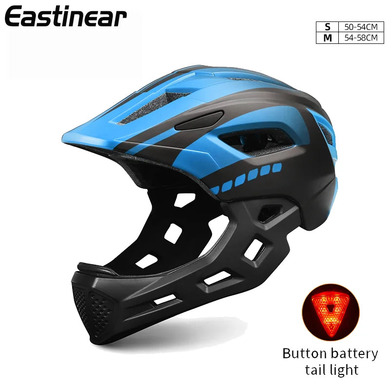 Horntour Kids Full Face Bike Helmet Removable Breathable Cycling Protection
