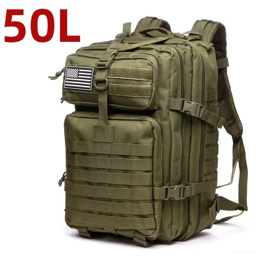 Thuram Waterproof Tactical Hiking Backpack for Camping and Trekking