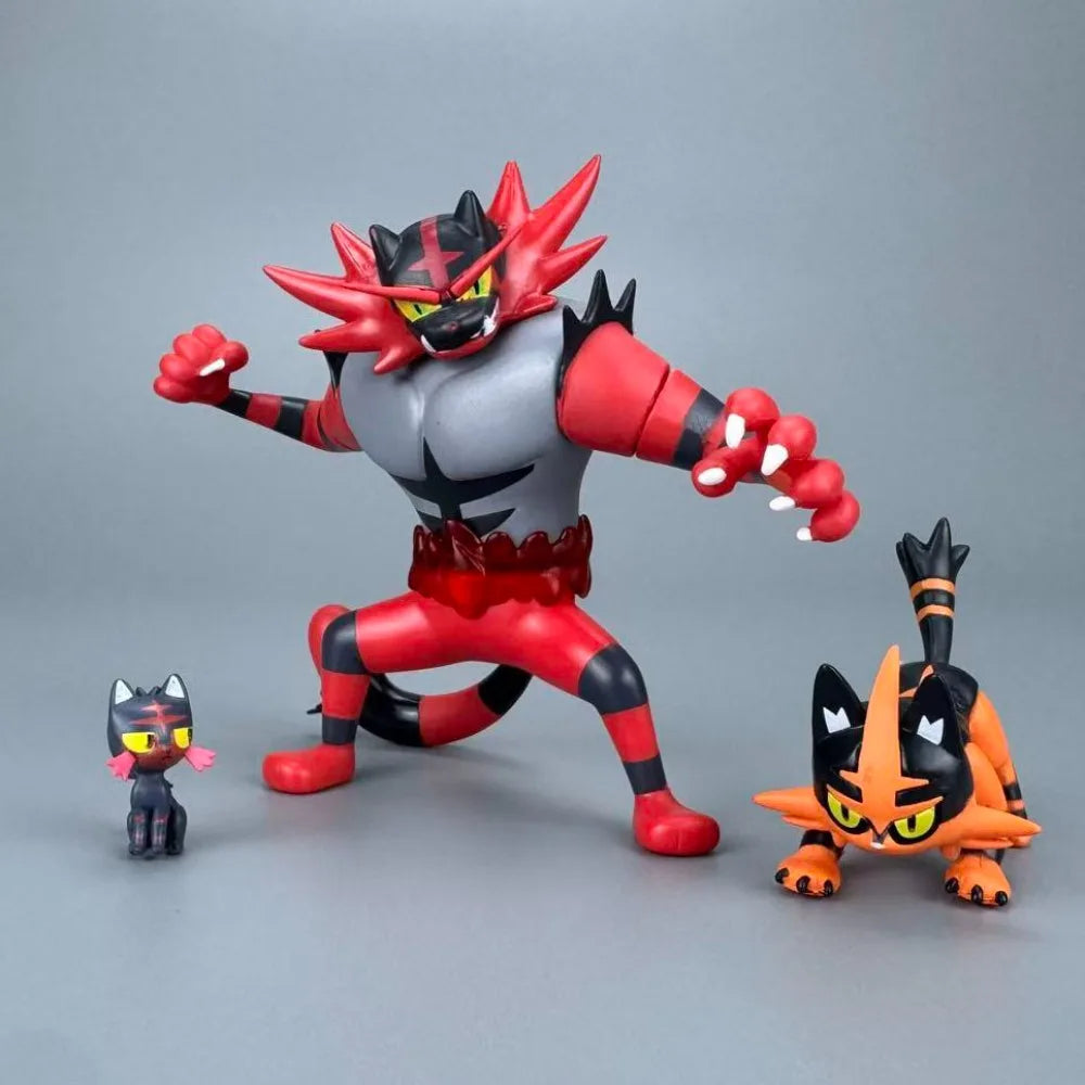 Bandai Incineroar Pokémon Action Figure Collectible Statue