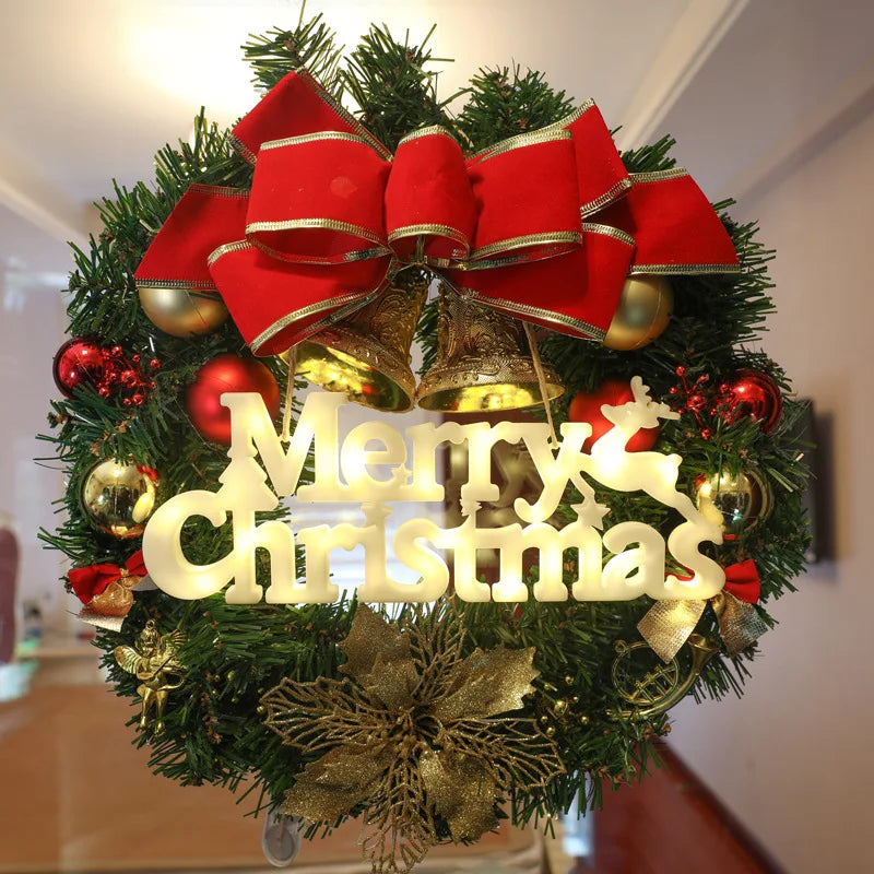 3D Merry Christmas Letter Light LED Garland Night Light Decoration for Home Holiday Party Festive Decor