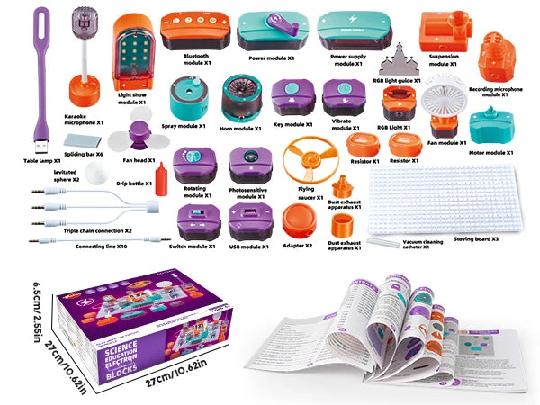 Educational Electronics Circuit Kit For Kids With 150 Projects