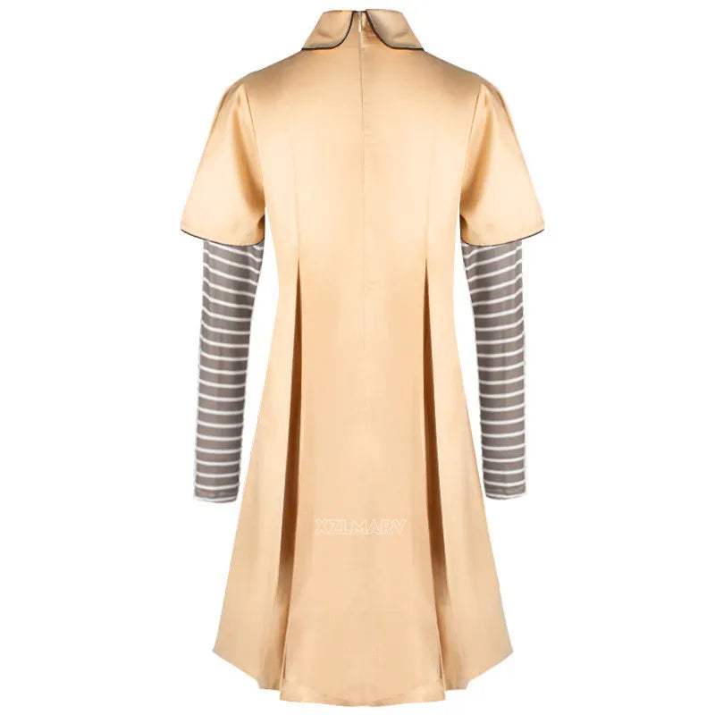 MEGAN Cosplay Dress for Kids Girls Women AI Doll Robots Megan Dresses Uniform MEGAN Girls and Adult Cosplay Halloween Costume