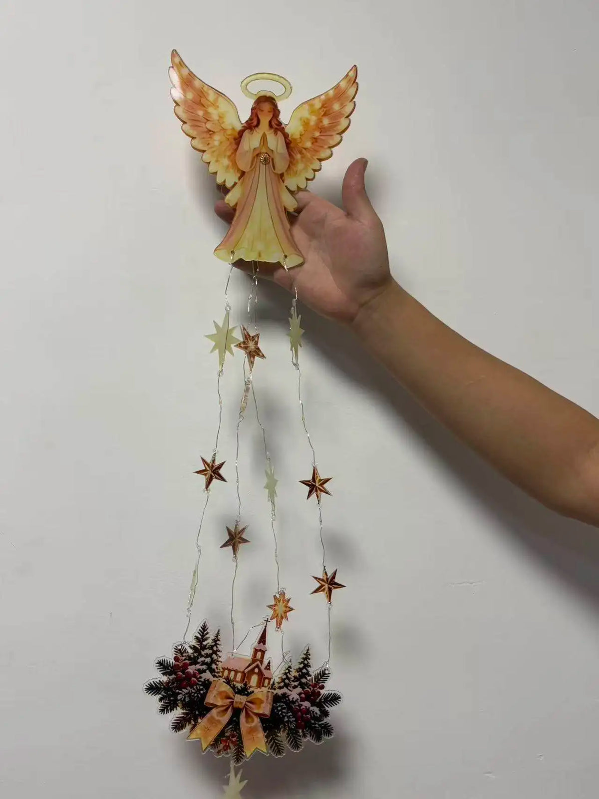 Lighted Nativity Wall Decor With Bethlehem Star For Christmas