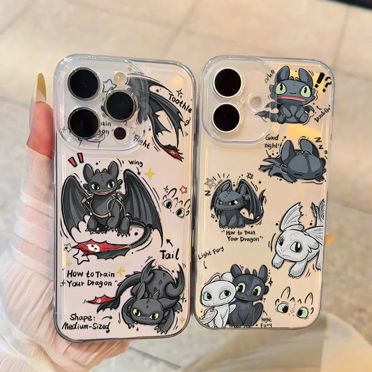Cartoon How to Trains Your Dragons Phone Case For iPhone 18 17e 17 16e 16 15 14 13 12 11 Mini Air Pro Max XSMax Plus Back Cover