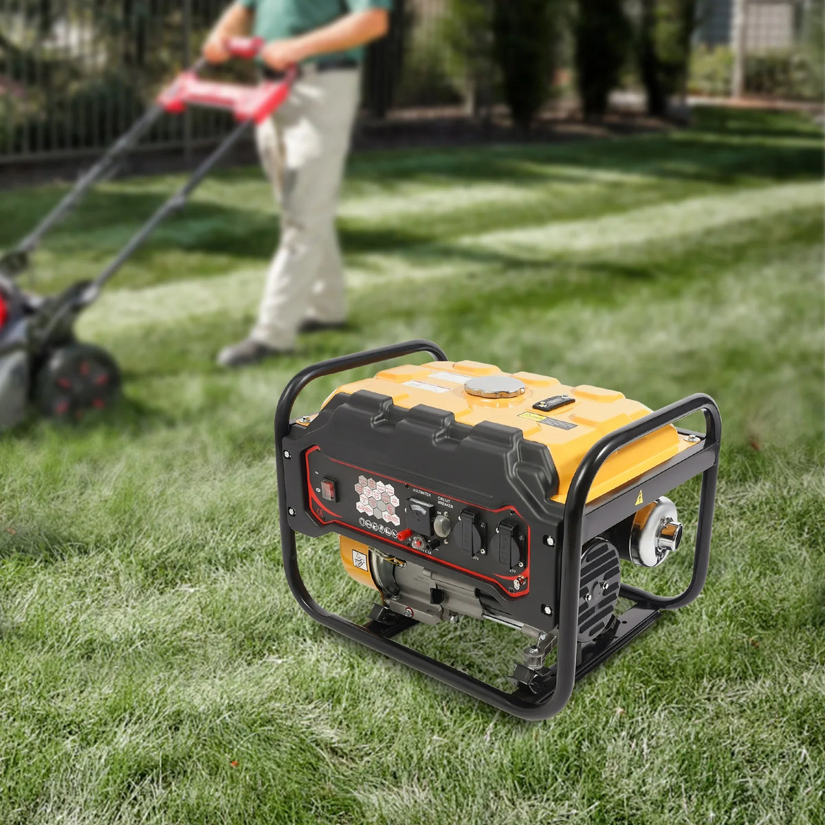 Bymaocar Portable Gasoline Generator With Four Stroke Engine
