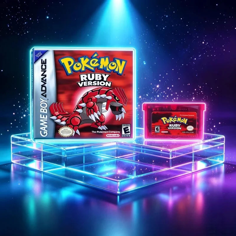 Takara Tomy Pokemon Emerald FireRed Ruby Sapphire GBA Cartridge