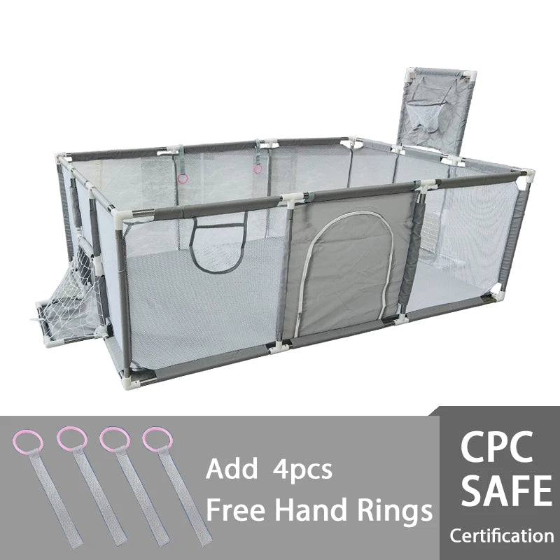 IMBABY Baby Playpen Fence Indoor Safety Barrier For Kids