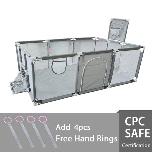 IMBABY Baby Playpen Fence Indoor Safety Barrier For Kids