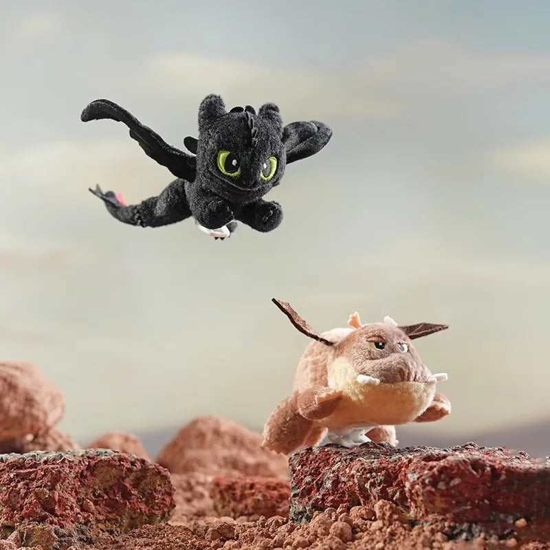 Genuine Potdemiel Universal Toothless Dragon Tamer Master Shoulder Pendant Plush Doll Photo Animation Peripheral Plush Gifts