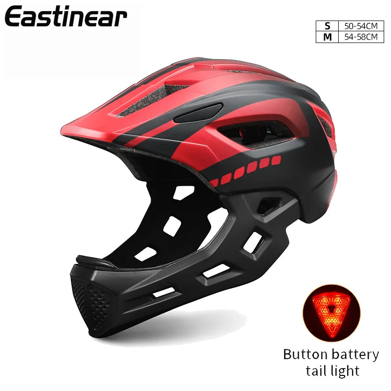 Horntour Kids Full Face Bike Helmet Removable Breathable Cycling Protection