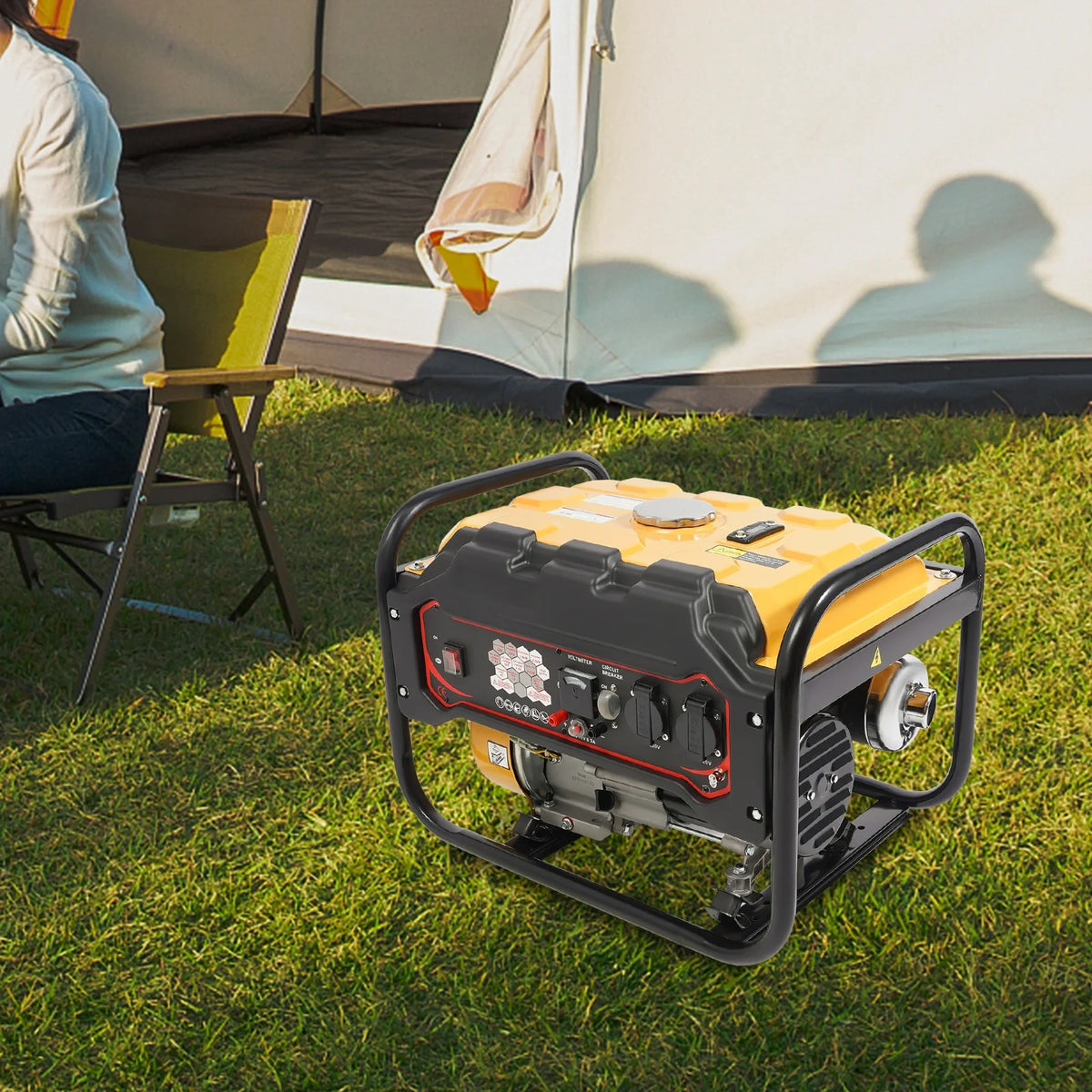 Bymaocar Portable Gasoline Generator With Four Stroke Engine
