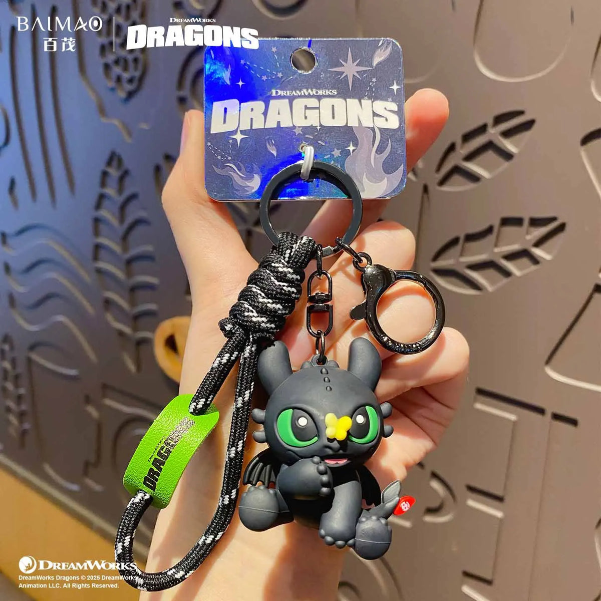 Original Genuine Version How-To Train Your Dragon Toothless Small Ornament Small Accessories Car Keychain Pendant Gift