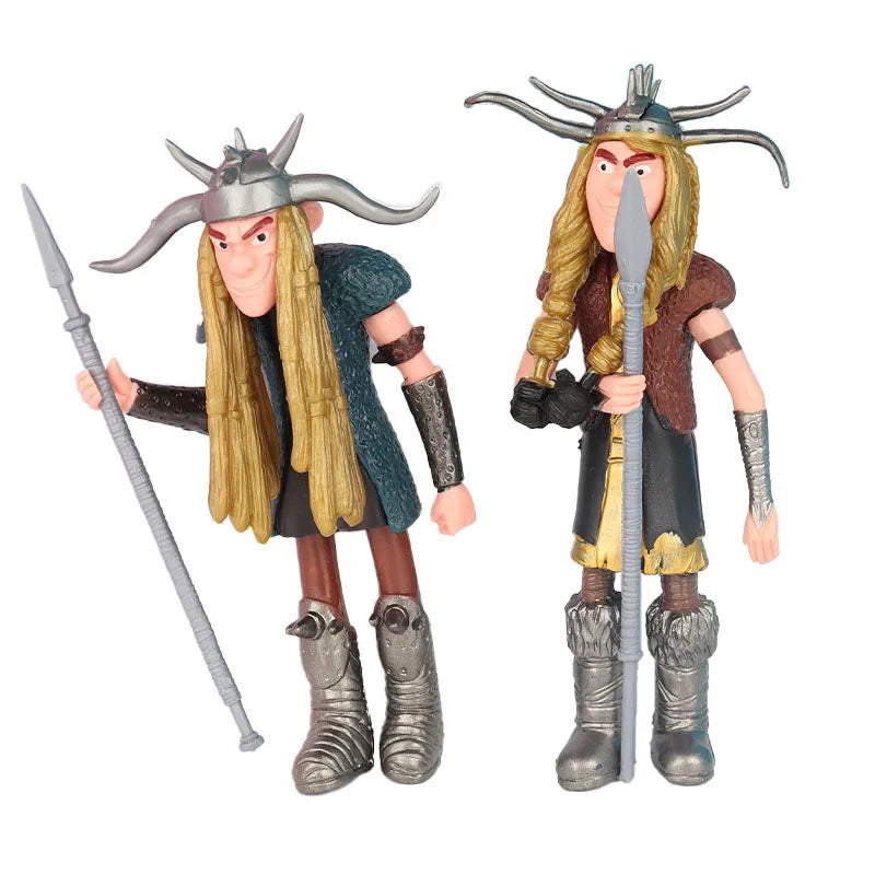 8pcs 10cm cartoon how to train action figure doll PVC collection your dragon model toy