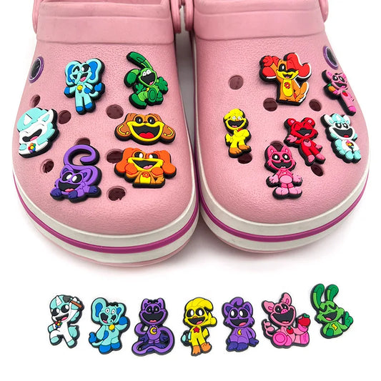 Bandai Smiling Critters Cartoon Shoe Charms for Clog Accessories