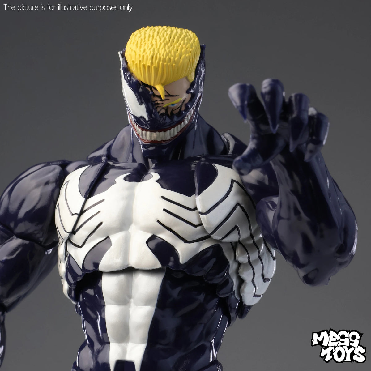 Mess Toys Venom Spider Man Anime Collectible Action Figure