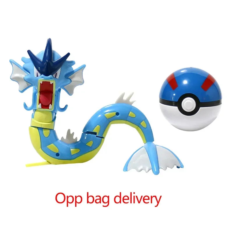 Zhuangchen Pokemon Figure Ball Set With Eevee Pikachu And Friends