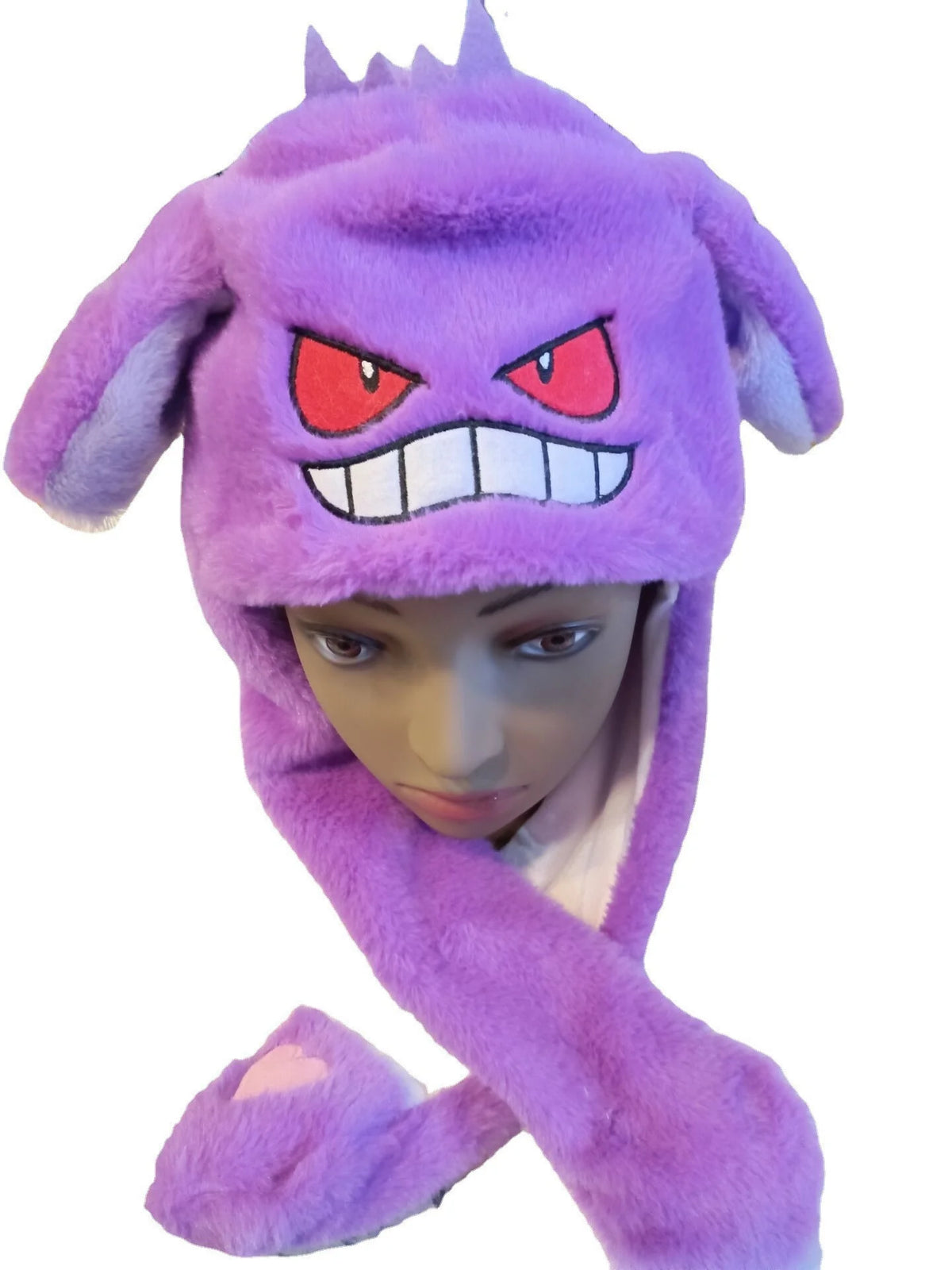Cartoon Cute Pockect Elf Umbreon Gengar Eevee Snorlax Beanie Hat Can Hat with Movable Ears Casual Animal Cap Beanies Gift