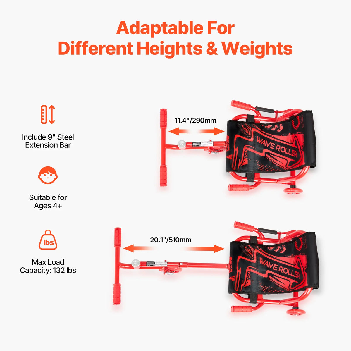 SucceBuy Side To Side Ride On Drifting Swing Scooter