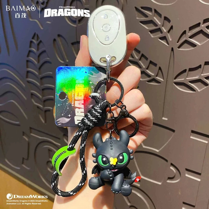 Original Genuine Version How-To Train Your Dragon Toothless Small Ornament Small Accessories Car Keychain Pendant Gift
