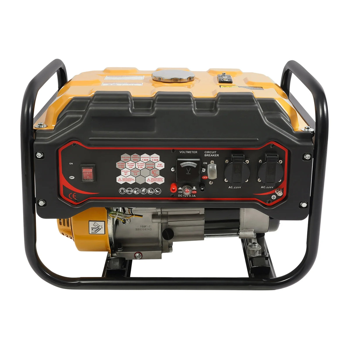 Bymaocar Portable Gasoline Generator With Four Stroke Engine