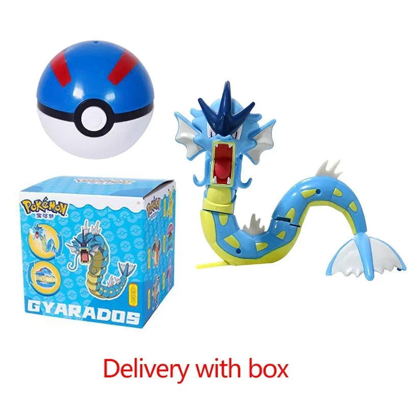 Zhuangchen Pokemon Figure Ball Set With Eevee Pikachu And Friends