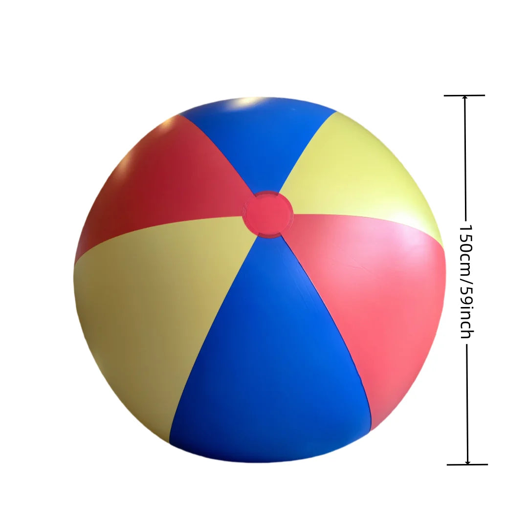 New Outdoor Gmaes Fun Toys Giant Outdoor Beach Ball Colorful PVC Inflatable Ball for Lawn Games School Fun Family Activities