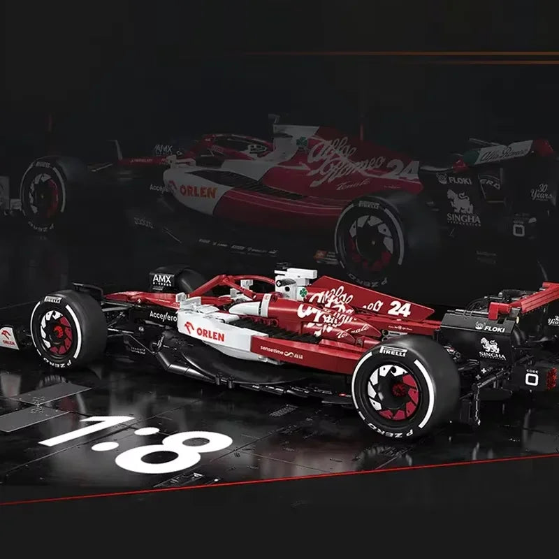 Cada Technical Drift Racing MOC F1 Champions Team C42 2022 Racing Car Building Blocks Sports Car Brick Puzzle Toys Kids Gifts