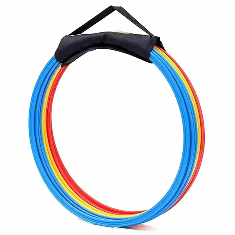 Portable Agility Training Rings for Soccer Speed and Jump Training
