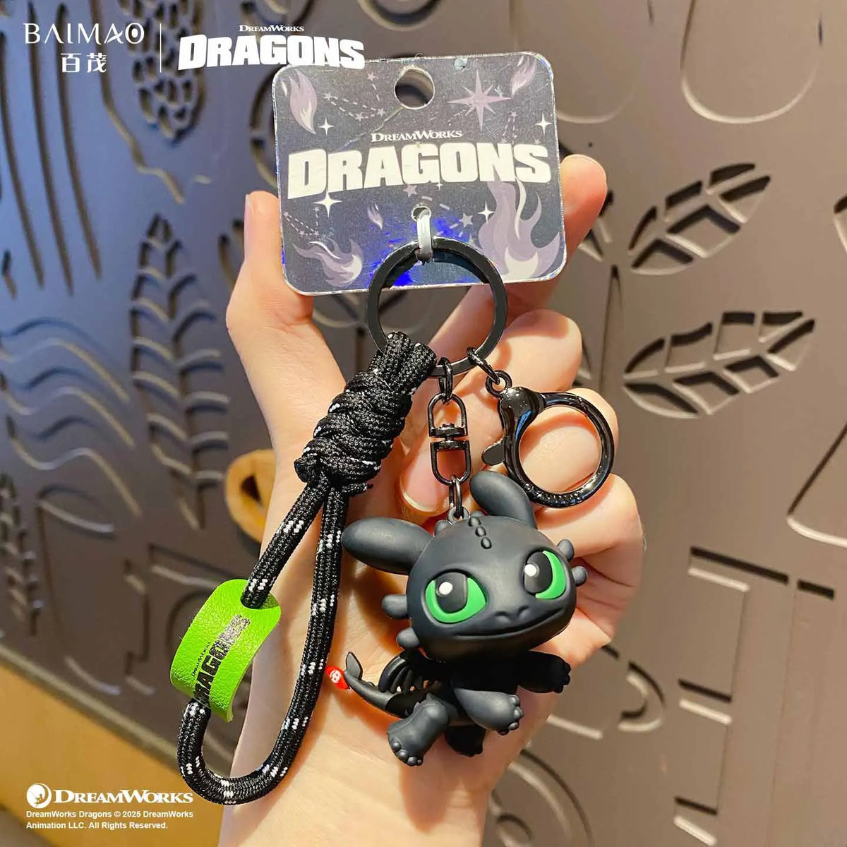 Original Genuine Version How-To Train Your Dragon Toothless Small Ornament Small Accessories Car Keychain Pendant Gift