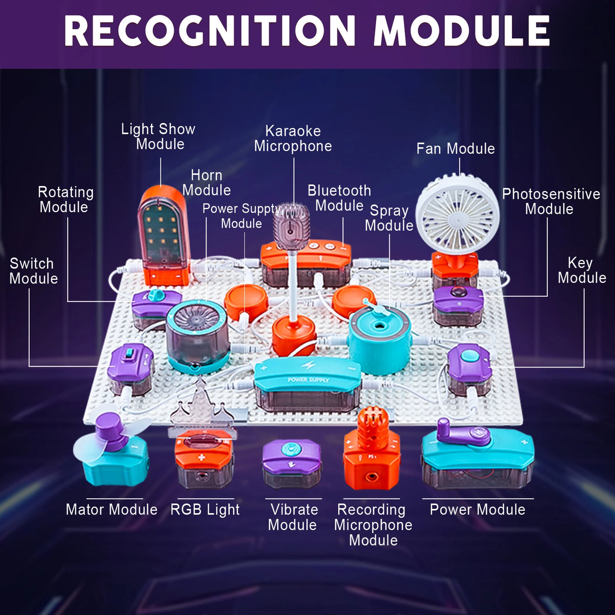 Educational Electronics Circuit Kit For Kids With 150 Projects