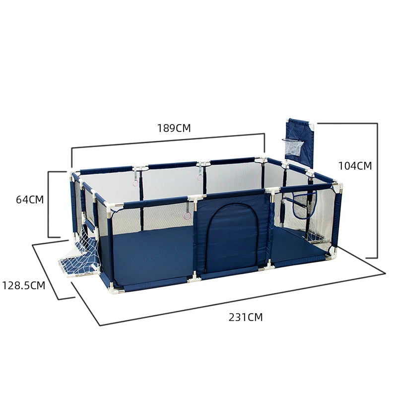 IMBABY Baby Playpen Fence Indoor Safety Barrier For Kids