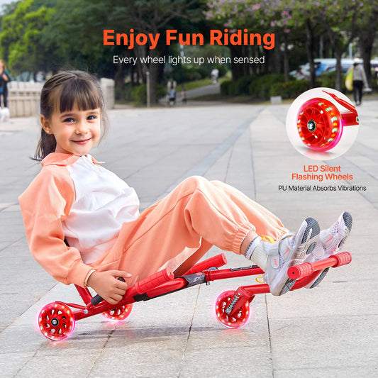 SucceBuy Side To Side Ride On Drifting Swing Scooter