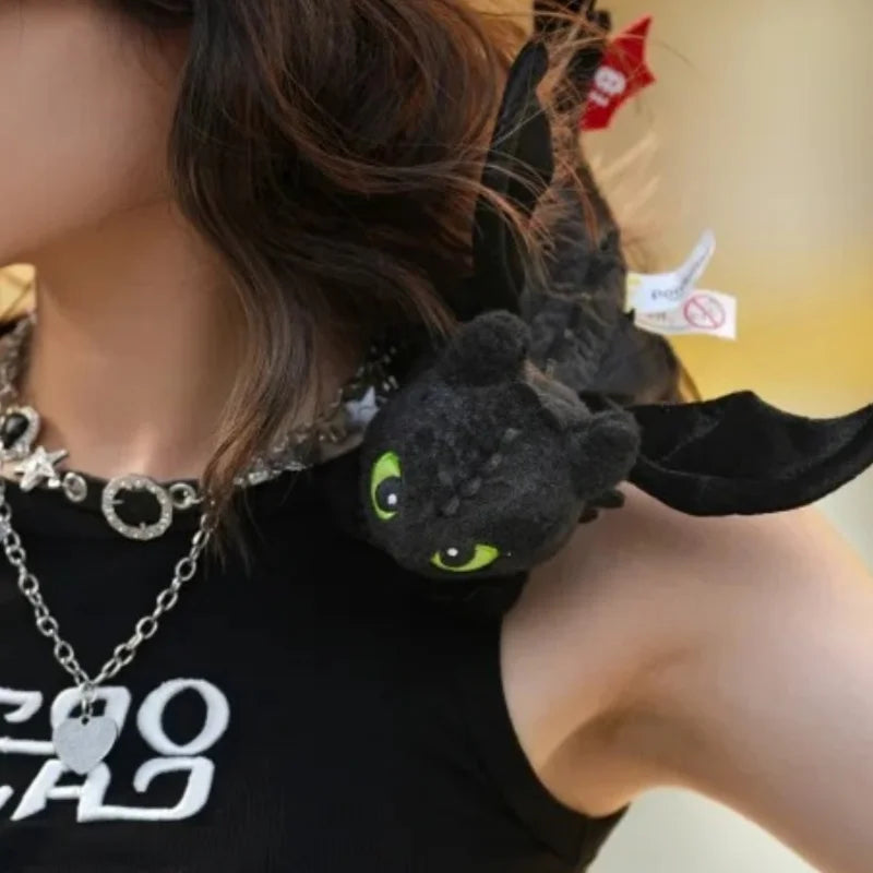 Genuine Potdemiel Universal Toothless Dragon Tamer Master Shoulder Pendant Plush Doll Photo Animation Peripheral Plush Gifts