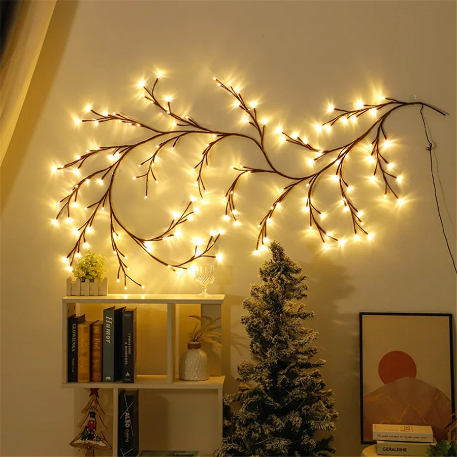 TIRVOSE LED Vine String Lights for Christmas Home Decor