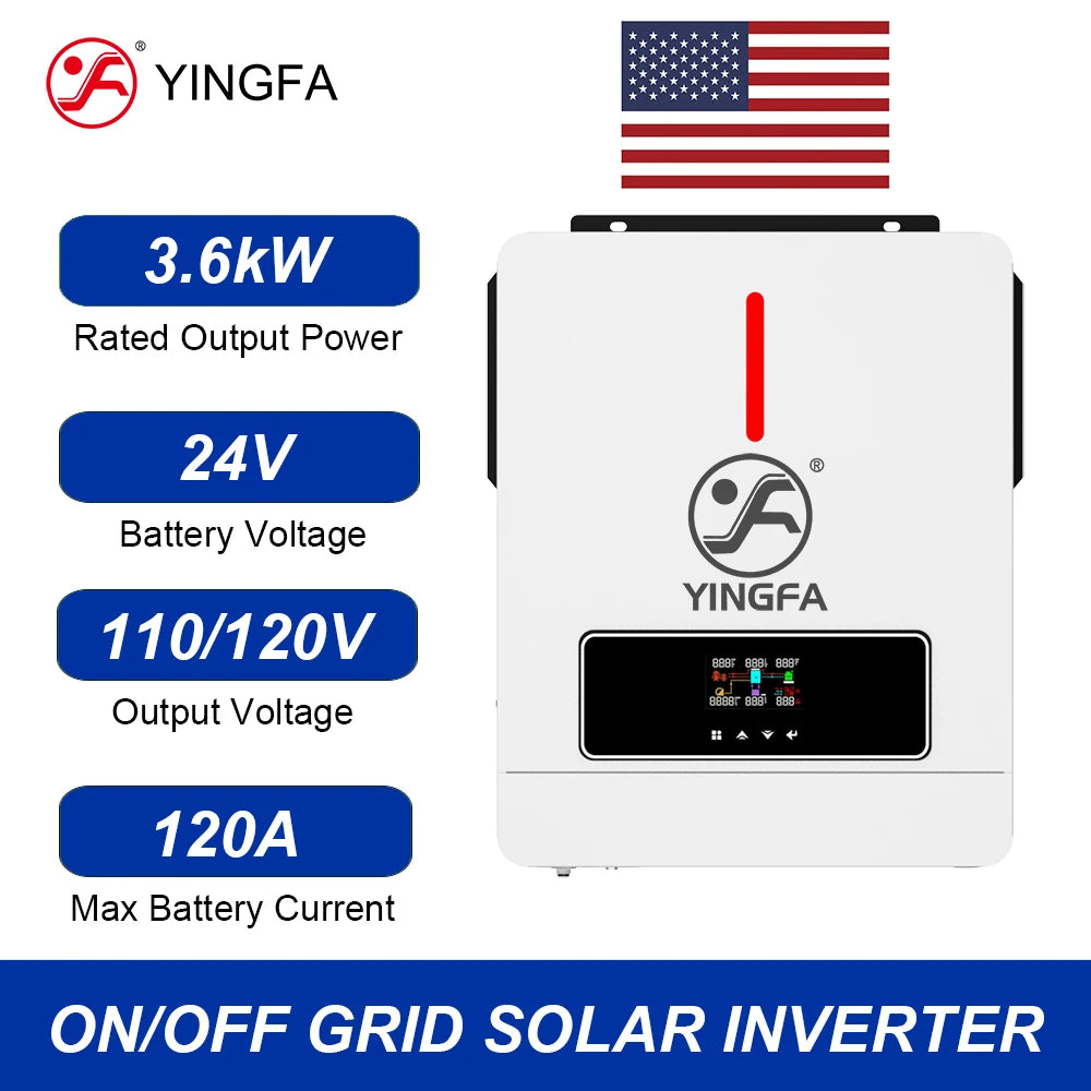 Yingfa Risen EU MPPT Hybrid Pure Sine Wave Inverter 3.6kW