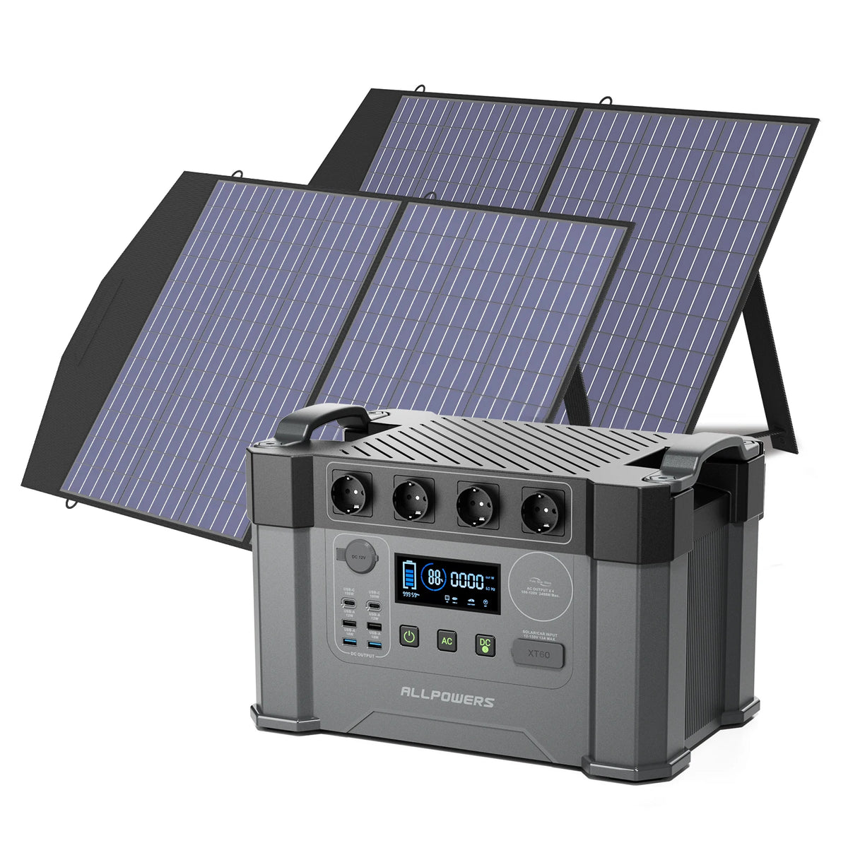 ALLPOWERS Portable Solar Generator With Pure Sine Wave Output