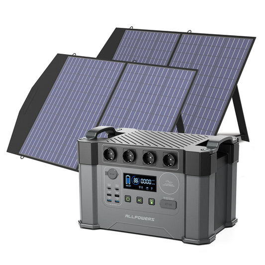 ALLPOWERS Portable Solar Generator With Pure Sine Wave Output
