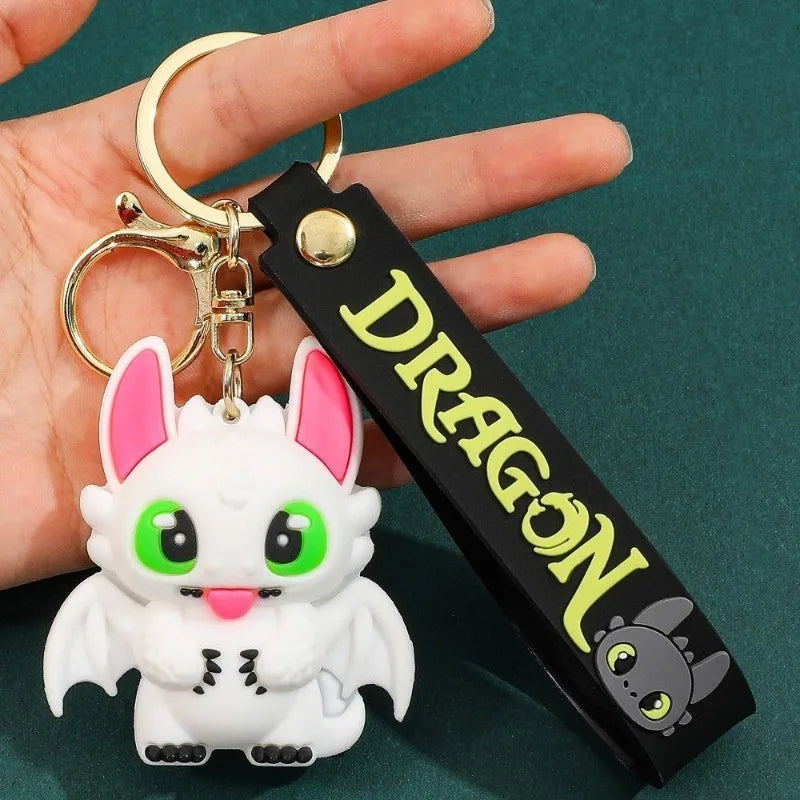 How to Train Your Dragon Toothless Creative Cartoon Car Keychain Personalized Anime Character Peripheral Backpack Pendant Gift
