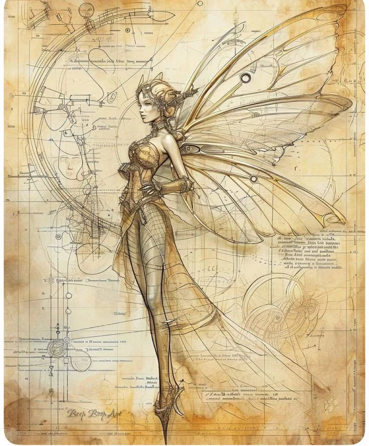 Fantasy Creatures Retro Art Magic Mythical Animal Elf Unicorn Fairy Dragon Canvas Poster Prints Wall Living Room Home Decor Gift