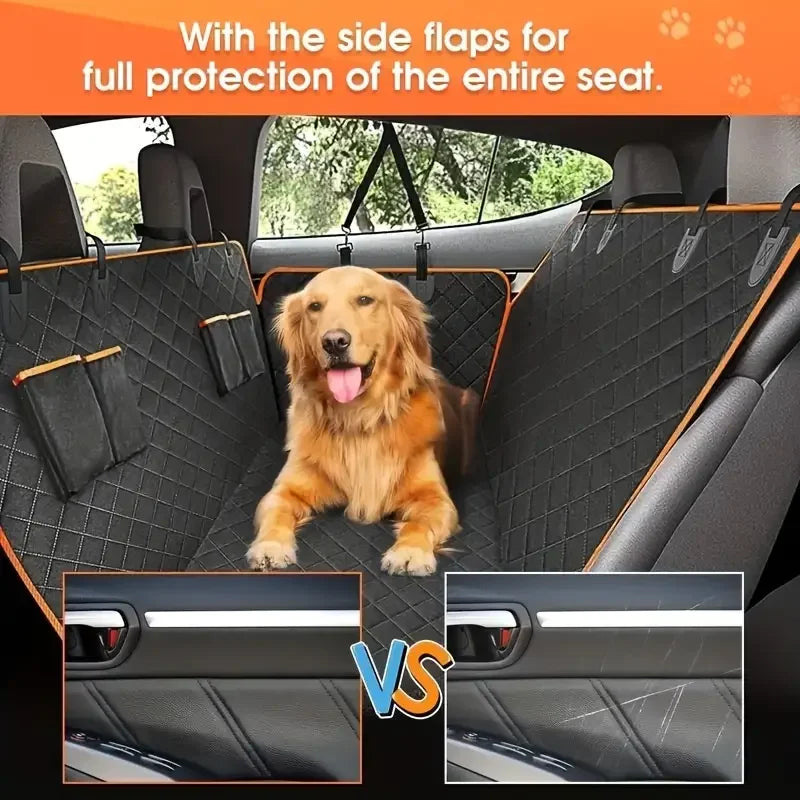 Dog Car Seat Cover For Pets Waterproof Hammock Nonslip Durable Back Seat
