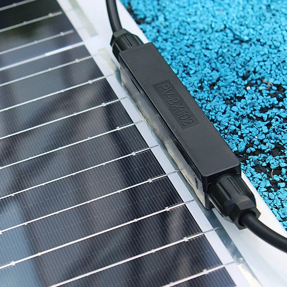 ASUNERGE 12V Flexible Monocrystalline Solar Panel Waterproof RV