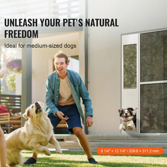 Dog Door For Sliding Glass Doors Adjustable Easy To Install