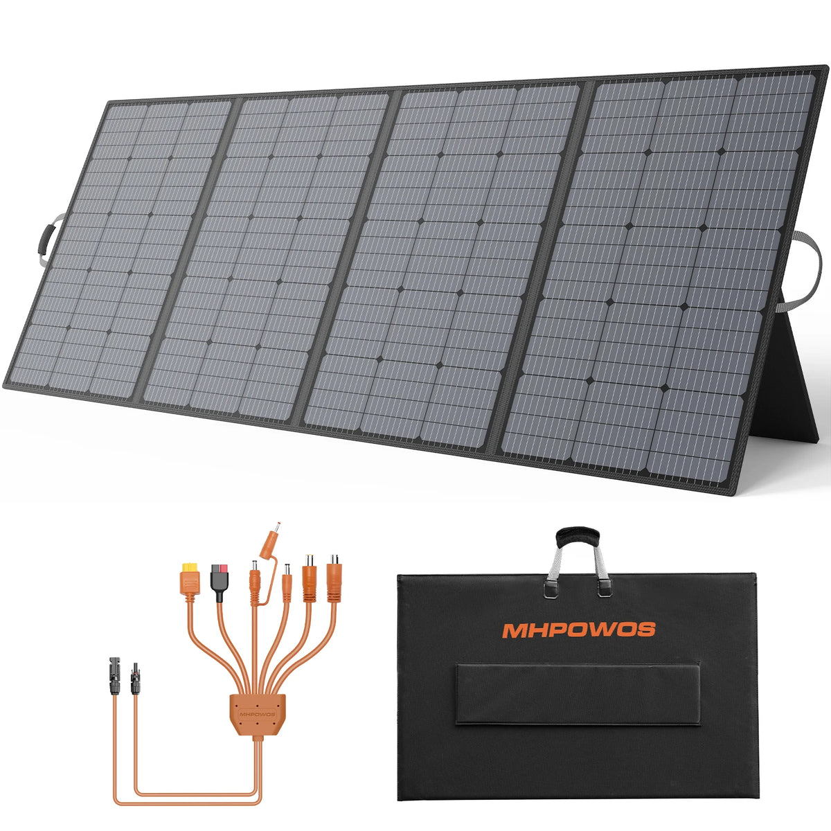 MHPOWOS 400W Portable Foldable Solar Panel for Power Stations