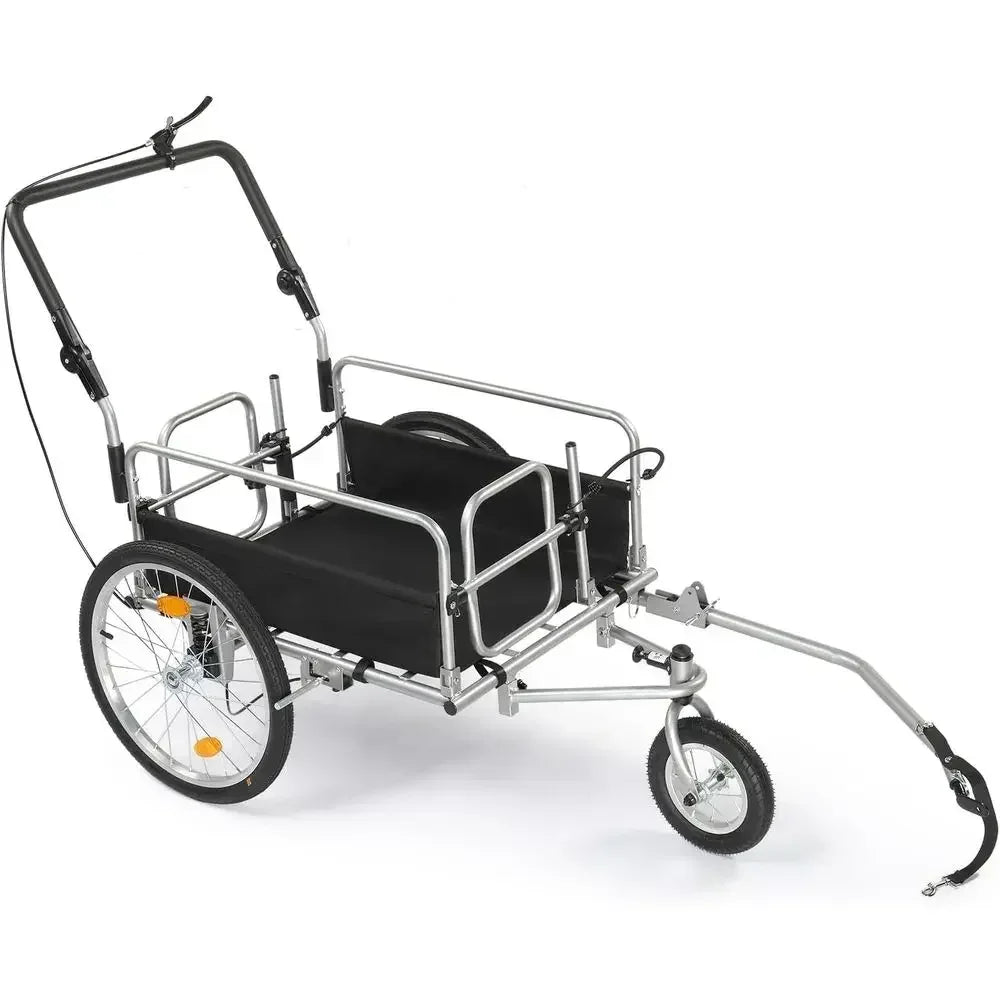 Heavy Duty Folding Bike Cargo Trailer With Hitch System