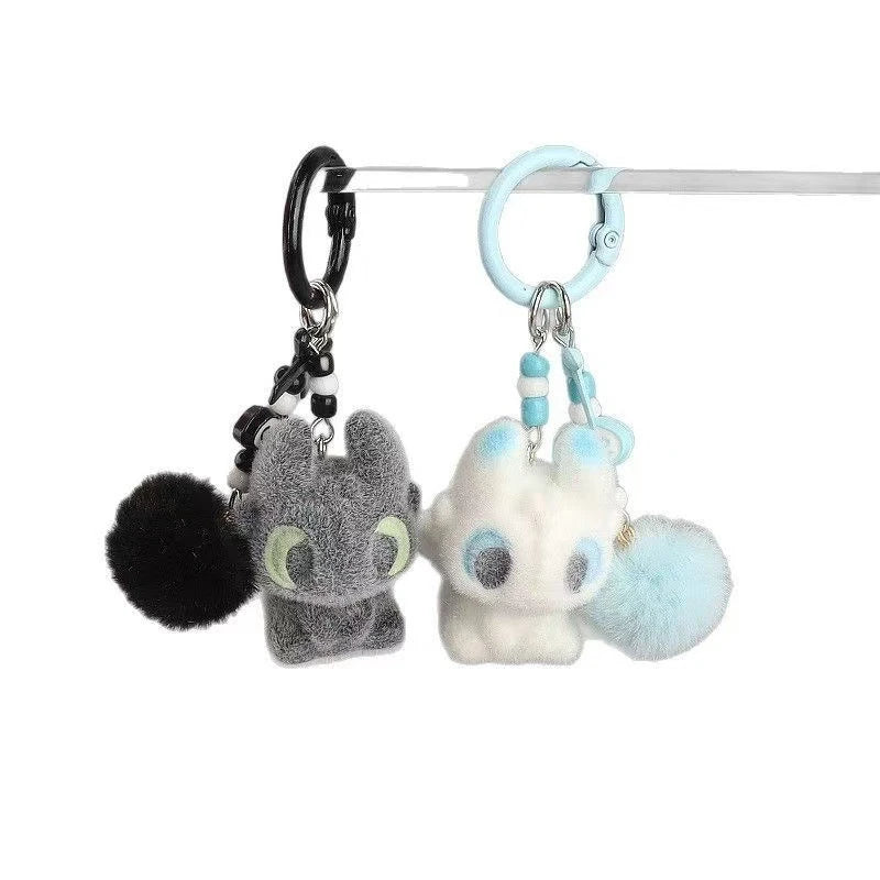 Potdemiel Toothless Cartoon Phone Pendant and Keychain Plush Toy