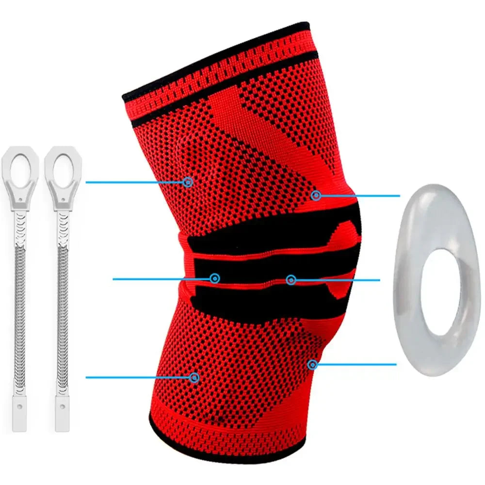 Knee Brace Compression Sleeve For Running Unisex Joint Pain Relief